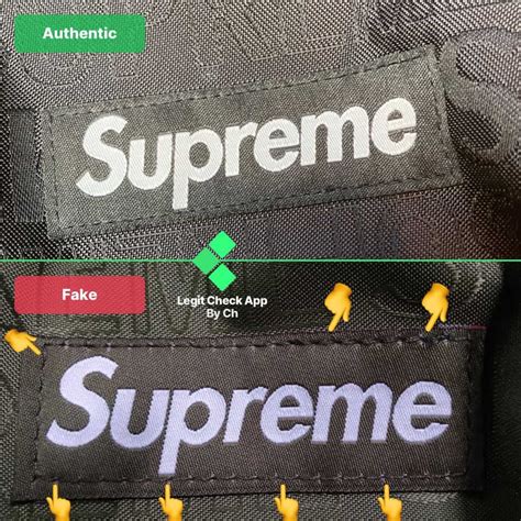 real vs fake supreme sling bag|how to spot fake supreme.